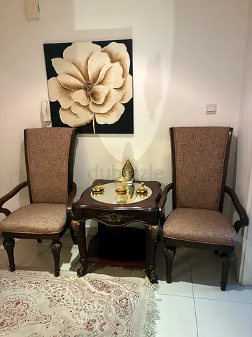 Chair set with tea table