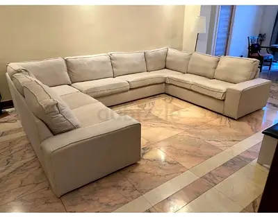 Top Quality ikea kivik U Shape Sofa Beige-Color