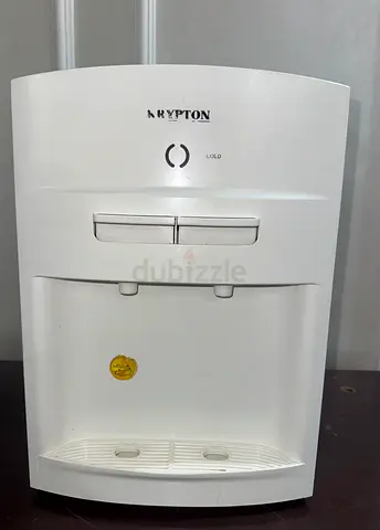 Krypton White Water Dispenser - Tabletop, Good Working Condition