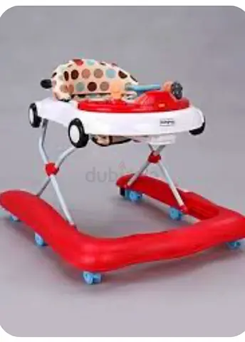 Babyhug 2-in-1 Red Baby Walker (Good Condition)