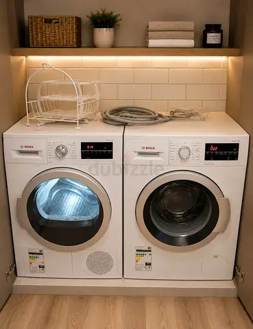 Bosch series 6, 9kg Saprat Washer and Dryer Set Latest Latest Version