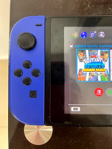 Nintendo Switch (console + one blue Joy-Con) - working condition