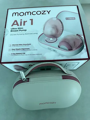 Momcozy Air 1 Double Electric Breast Pump with Travel Case - Like New.