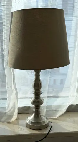 Elegant Silver Table Lamp – 60 cm High