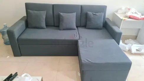 Costume Made Corner Sofa Bed Excellent Condition