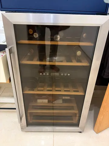 Built-in Stainless Steel Wine Cooler / Beverage Fridge - Dual Zone