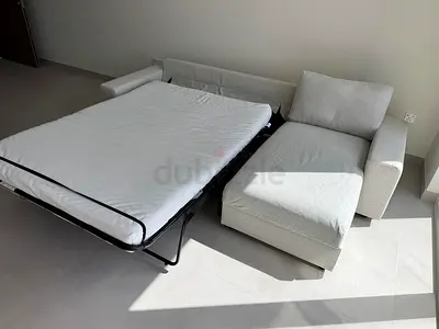 Ikea vimle L shape sofa bed with mattress