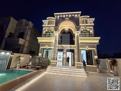 فيلا للبيع بتصميم كلاسيك فاخر وتشطيب سوبر ديلوكس في منطقة المويهات 2 بعجمان