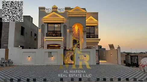 * فرصة سكنية واستثمارية استثنائية | فيلا فاخرة بتصميم عصري للبيع في الحليو - عجمان** بيت أحلامك بانتظارك! فيلا راقية تجمع بين الفخامة والمساحات ا ** ف