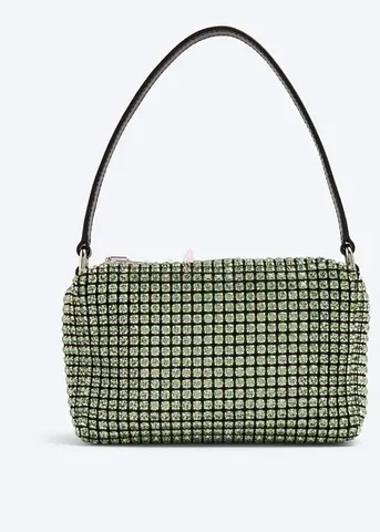 Alexander W  Crystal Pouch emerald