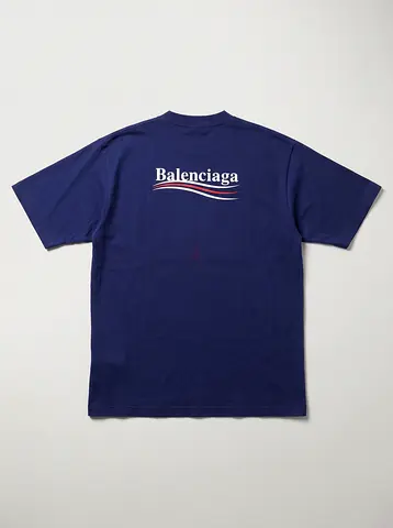 Balenciaga navy logo T-shirt - oversized size, good condition