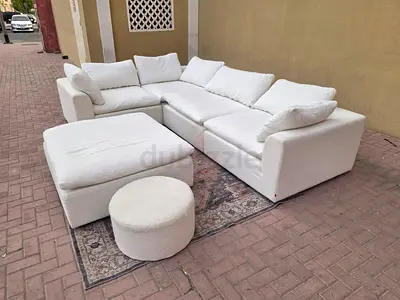 Modular the One Brand Sofa with footstool