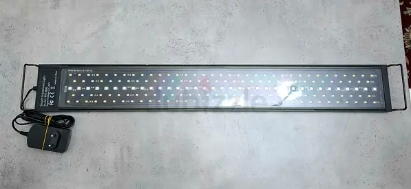 Long LED Aquarium / Grow Light Strip with Adapter - Used for 100 cm tank