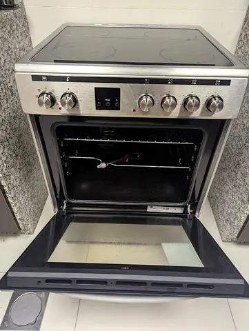 Stainless Steel Electric Ceramic Hob with Built-in Oven