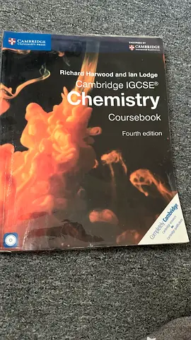 igcse chemistry book