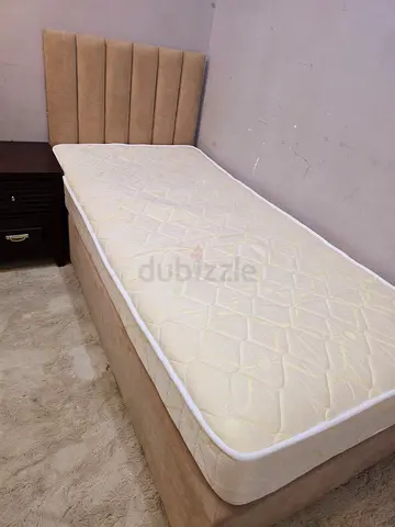 Single Bed with Headboard and Mattress - Good Condition