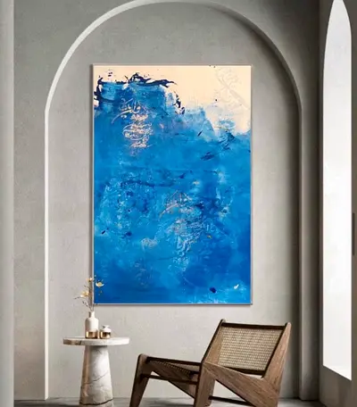 Art, handmade painting Arabic holy words 150x100cm