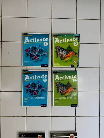 Oxford Activate KS3 Science Coursebooks & Intervention Workbooks (Set of 4)