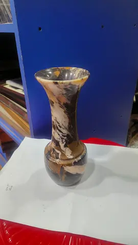 Stone marble vase 20cm height