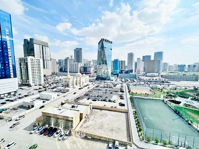 Huge Brand New |1-Bedroom Available | Free Parking | Balcony | Close To Dubai Exit ….