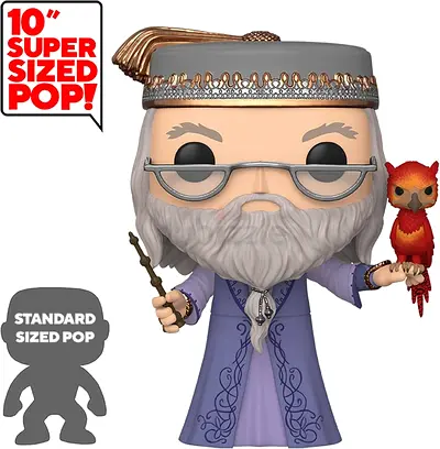 Funko Pop! 10" Albus Dumbledore with Fawkes (Giant) - Collectible Figure
