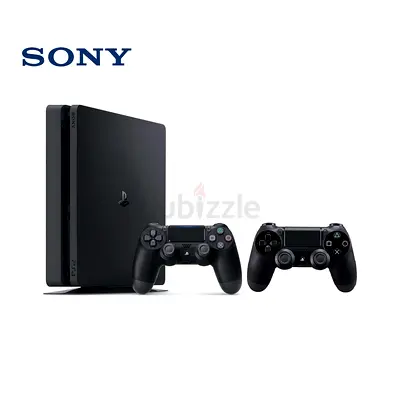 Sony PlayStation 4 - Slim - Black - 500GB with 2 Controller