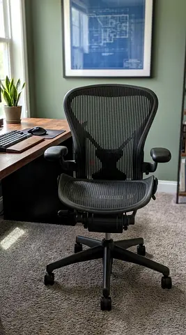 Herman Miller Aeron Mesh Ergonomic Office Chair - Size B, Good Condition