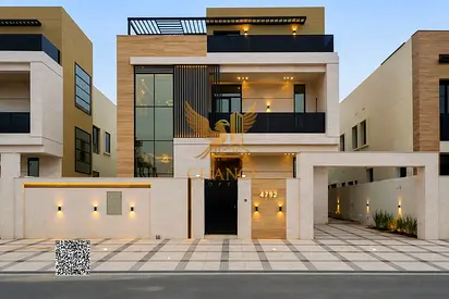 فيلا فاخرة حديثة للبيع في الحليو، عجمان | ملكية حرة | رسوم التسجيل مشمولة | موقع متميز | مسبح خاص