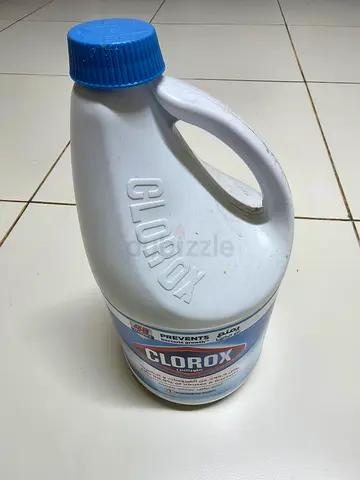 Clorox Bleach Bottle - Household Cleaning Liquid (partial/used)