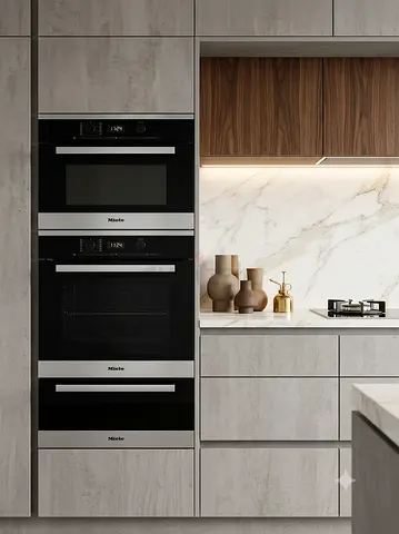 Miele Built-In Oven, Microwave & Warming Plate Set – 60cm | Made in Germany