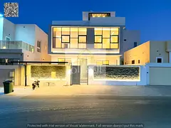 Modern villa with custom finishing, two floors and a roof, 5 master bedrooms, negotiable price, free