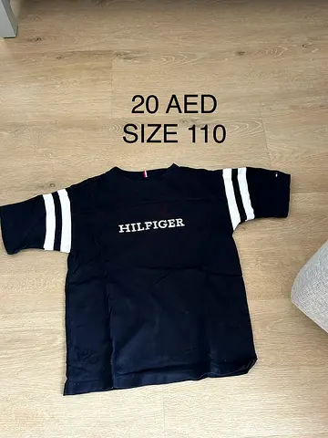 Tommy Hilfiger Kids Navy Blue T-Shirt Size 110