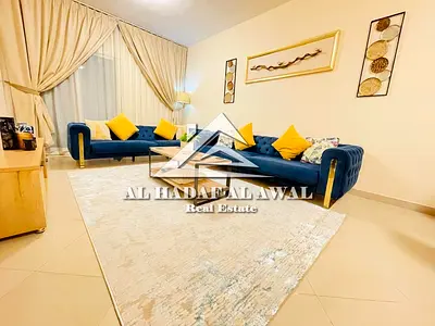 Furnished 1-Bedroom Apartment with Living Room for Monthly Rent in Comfort Tower – Al Taawun