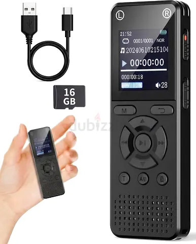 3358 - LENND Digital Voice Recorder 16GB Recording Pen with Playback Audio Record