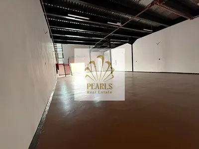 Warehouse for Annual Rent in Al Jurf Industrial 1, Main Road, 3,400 Sq Ft, Ready Mezzanine, 30 KW Electricity Upgradeable to 36 KW, Near MBZ Road