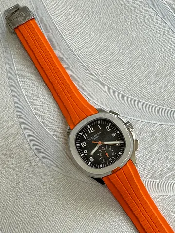 PATEK PHILIPPE AQUANAUT CHRONOGRAPH.
- 42MM.
- ⁠RUBBER STRAP.
- ⁠SAPPHIRE CRYSTAL PROTECTION.
- ⁠1