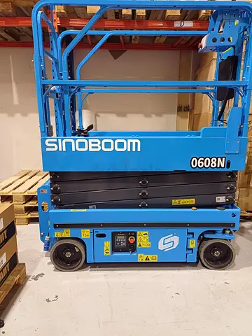 Sinoboom 0608N Electric Scissor Lift – Only 37.7 Hours