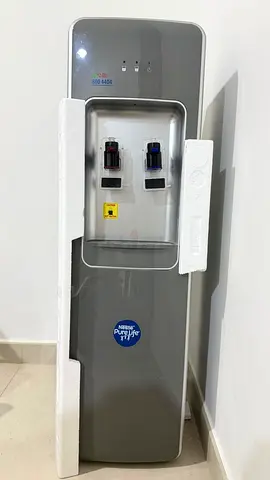 PureLife Standing Water Dispenser - Grey, Floor Model (Good Condition)