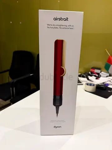 Dyson HTO1 Airstrait Straightener, Red Velvet Gold
