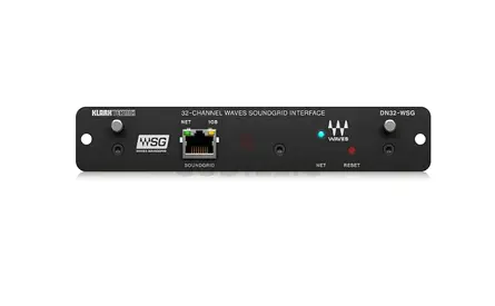 Klark Teknik DN32WSG Expansion Card for 32-Channel Low-Latency AoIP in WAVES - Brand New