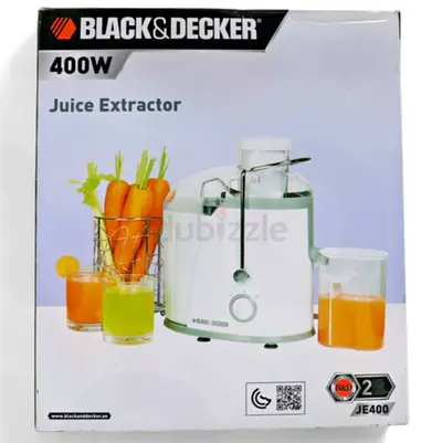 Black & Decker 400W Juice Extractor JE400 - Used, Excellent Condition