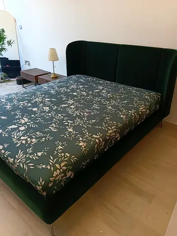 IKEA UPHOLSTERED BED QUEEN SIZE