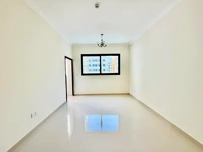 Lxury and brand new apartment with balcony with master room waldrop prim location sharja