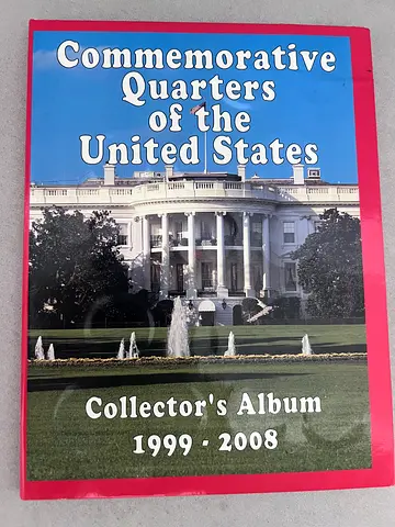 Collectable coin 50 STATES QUARTER SET COMPLETE DE-HI PHILADELPHIA IN FOLDER STATEHOOD COLLECTION
