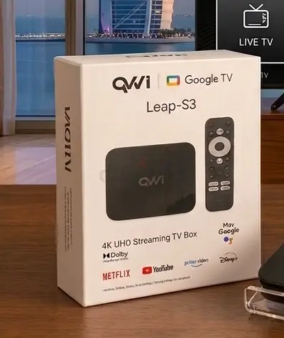 FREE HOME INSTALLATION DELIVERY AND INSTALLATION 4K Google Channel TV Streaming Box with Remote -