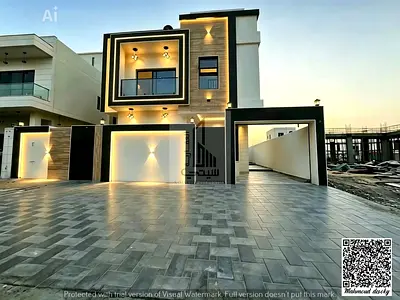 Luxury Modern Villa for Sale in Al Helio 2 – Ajman | Private Pool and Central Air Conditioning