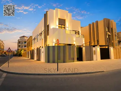 A corner villa is available for sale, featuring two floors, a rooftop terrace, and a garden, with a built-up area of 5930 sq ft. It boasts an excell