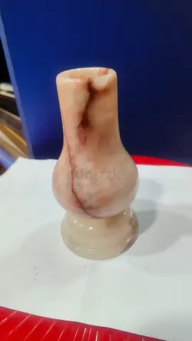 Marble stone vase 15cm height
