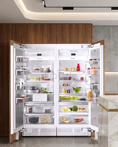 Miele MasterCool Integrated Fridge & Freezer Set | K 2801 Vi + F 2811 Vi