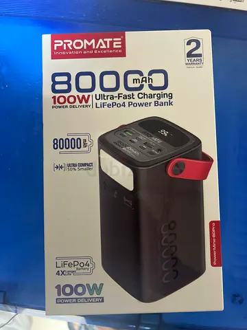 Promate 80000mAh 100W LiFePO4 Power Bank (Brand New in Box)